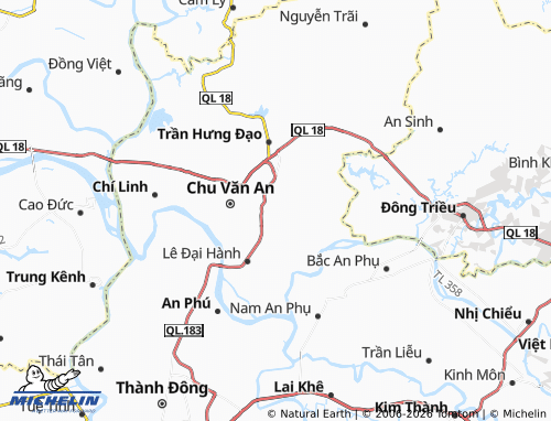 Mapa MICHELIN Thái Học - ViaMichelin