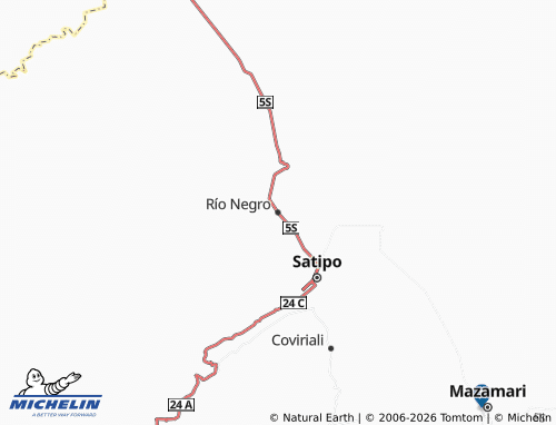 Mapa MICHELIN Río Negro - ViaMichelin