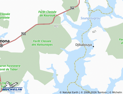 Mappa MICHELIN Morikounda - ViaMichelin