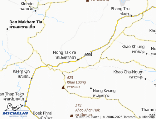 MICHELIN Nong Tak Ya map - ViaMichelin