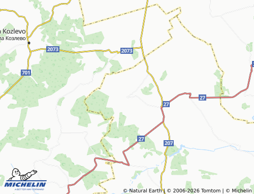 Mappa MICHELIN General Kolevo - ViaMichelin