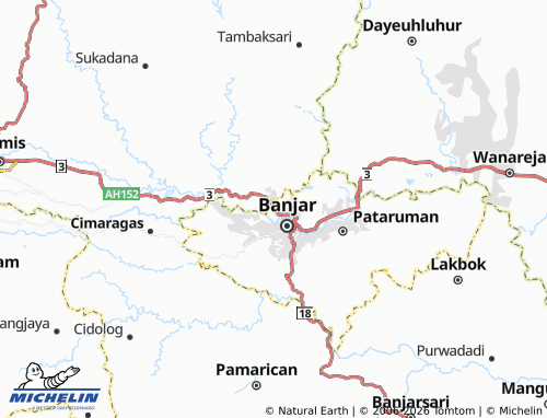 MICHELIN Purwaharja map - ViaMichelin