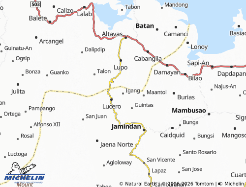 MICHELIN Igang map - ViaMichelin