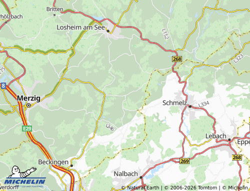 MICHELIN Reimsbach map - ViaMichelin