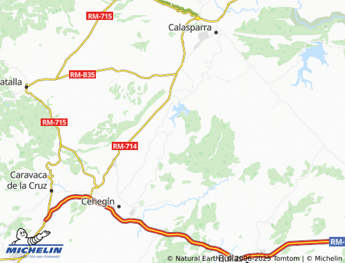 MICHELIN Algezares map - ViaMichelin