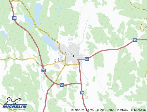 Mapa MICHELIN Sala - ViaMichelin