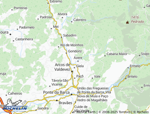 MICHELIN-Landkarte Couto - ViaMichelin