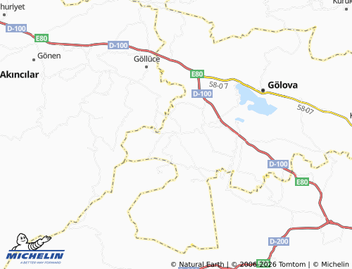 MICHELIN Canköy map - ViaMichelin