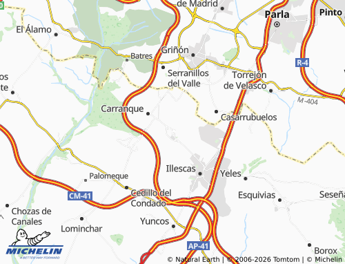 MICHELIN Ugena map - ViaMichelin