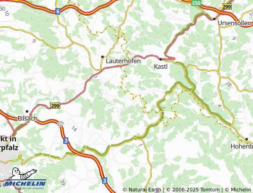 MICHELIN-Landkarte Holzheim - ViaMichelin