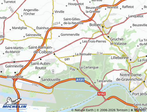 Mapa MICHELIN La Remuée - ViaMichelin