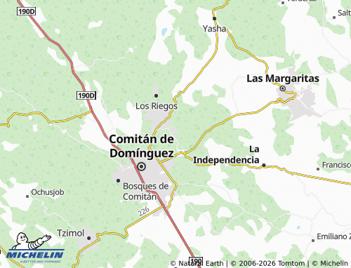 Mapa MICHELIN San Miguel Tinajab - ViaMichelin