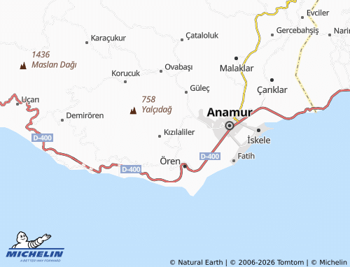 Mappa MICHELIN Karadere - ViaMichelin