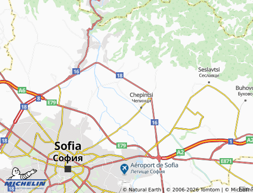 Mapa MICHELIN Negovan - ViaMichelin