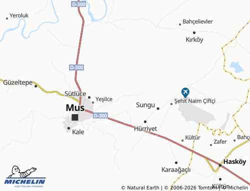 MICHELIN Üçdere map - ViaMichelin