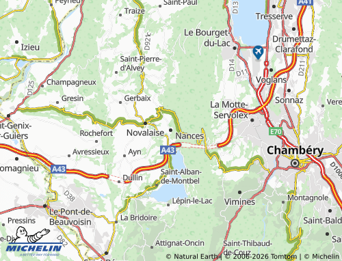 Mappa MICHELIN Nances - ViaMichelin