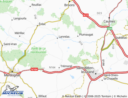 MICHELIN Saint-Régent map - ViaMichelin