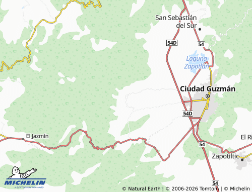 Mapa MICHELIN Atequizayan - ViaMichelin