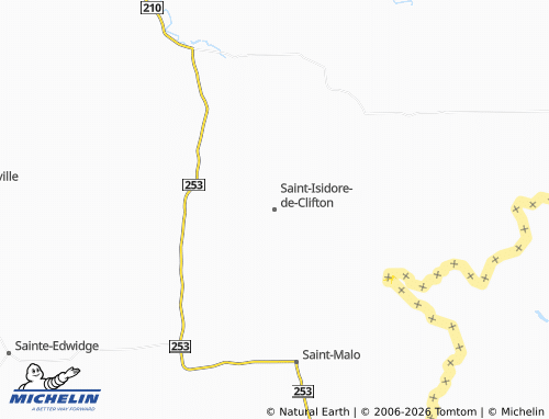 MICHELIN Saint-Isidore-de-Clifton map - ViaMichelin