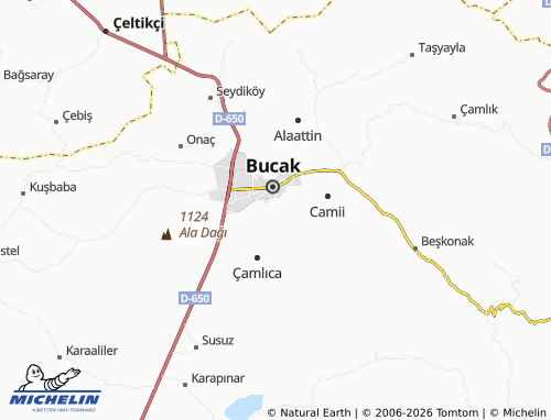 Mappa MICHELIN Yunus Emre - ViaMichelin