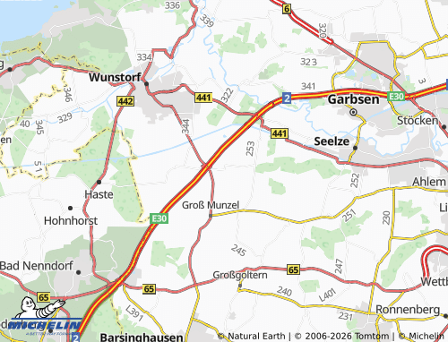 MICHELIN Holtensen map - ViaMichelin