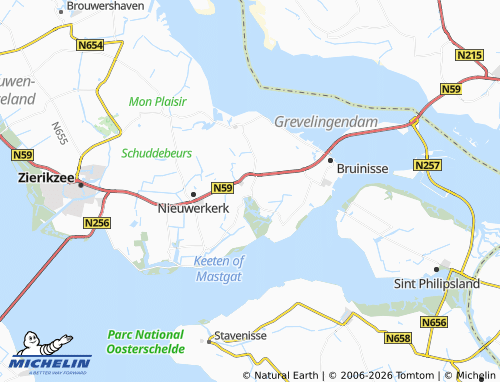Mappa MICHELIN Oosterland - ViaMichelin