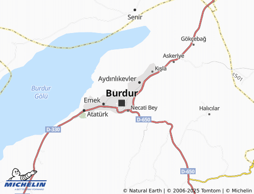 MICHELIN-Landkarte Uzgur - ViaMichelin