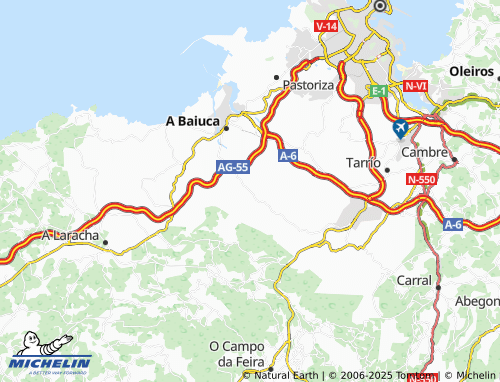 Mapa MICHELIN Rocheira - ViaMichelin