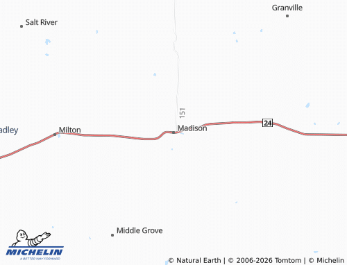 Mapa MICHELIN Madison - ViaMichelin