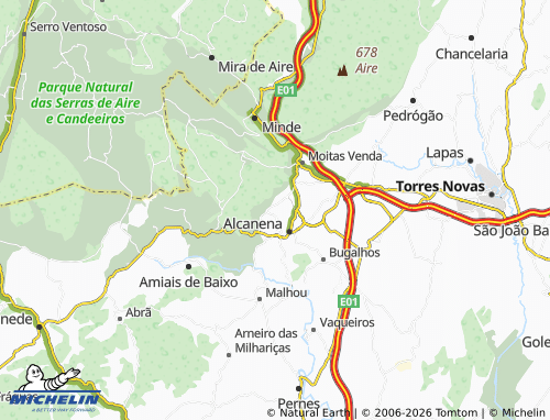MICHELIN Vila Moreira map - ViaMichelin