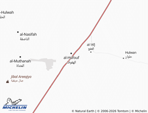 MICHELIN-Landkarte al-Hanou - ViaMichelin