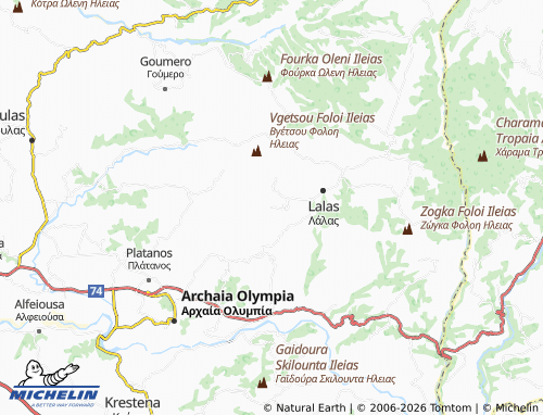 MICHELIN Pothos map - ViaMichelin