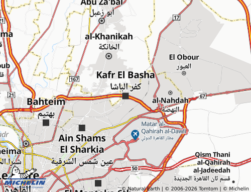 Mapa MICHELIN Kafr El Basha - ViaMichelin