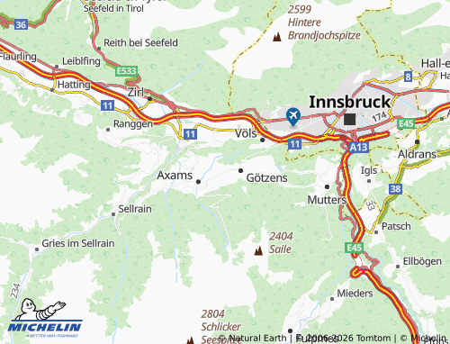 Mapa MICHELIN Birgitz - ViaMichelin