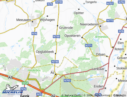 Kaart MICHELIN Louwel - ViaMichelin