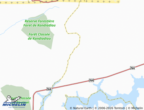 MICHELIN Mafonko map - ViaMichelin