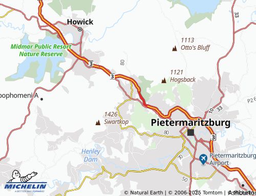 MICHELIN Mountain Home map - ViaMichelin
