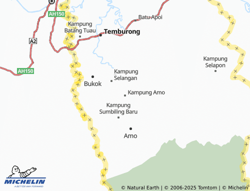 MICHELIN-Landkarte Kampung Amo - ViaMichelin