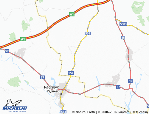 Mapa MICHELIN Lyubenova mahala - ViaMichelin