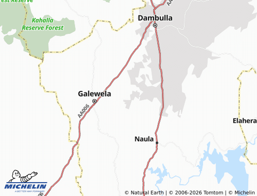 Mappa MICHELIN Welamitiyawa - ViaMichelin