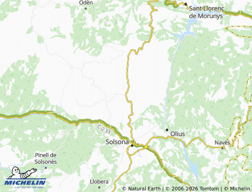 Mapa MICHELIN Lladurs - ViaMichelin
