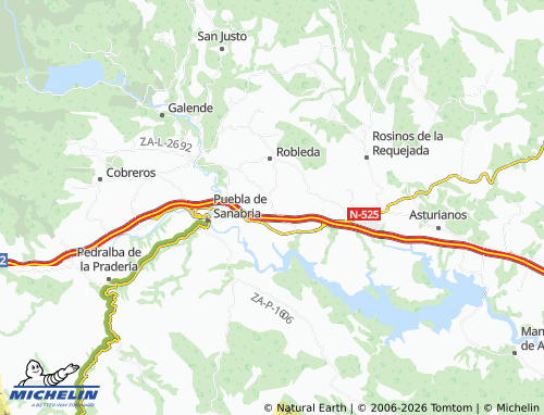 MICHELIN Triufé map - ViaMichelin