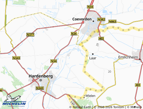Carte MICHELIN Holtheme - ViaMichelin