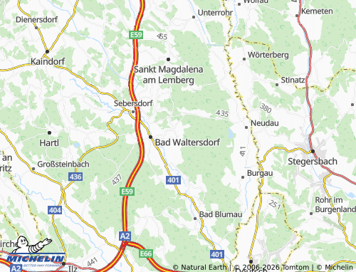 MICHELIN Wagerberg map - ViaMichelin