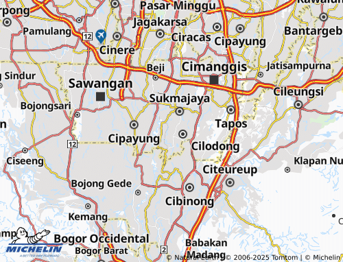 MICHELIN Kalibaru map - ViaMichelin