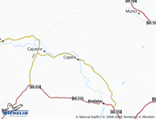 MICHELIN Capela map - ViaMichelin