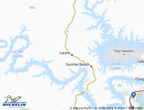 Mapa MICHELIN Laurie - ViaMichelin