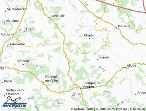 MICHELIN Le Bouchage map - ViaMichelin