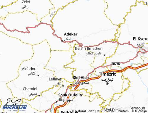 Mapa MICHELIN Teefrah - ViaMichelin