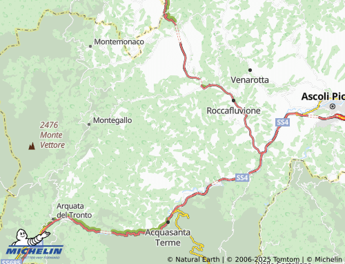 Mapa MICHELIN Pastina - ViaMichelin